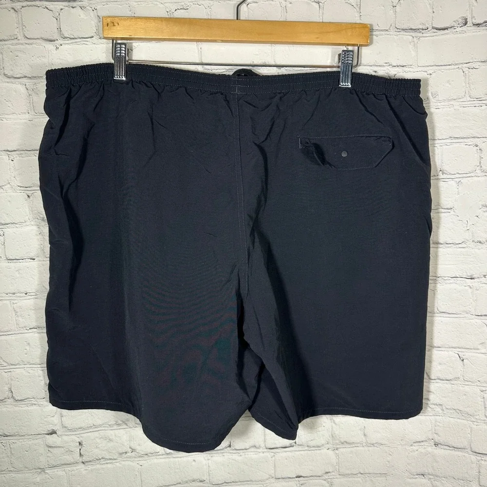 Patagonia Baggies Longs Shorts Mens XXL Black Nylon Mesh Lined Swim Trunks 58032